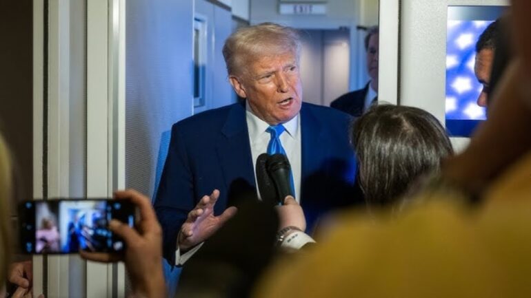 BREAKING: Trump gives SHOCKING Updates on His Way to Asia!