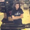 Nicholas Roske, would be assassin of Supreme Court Justice Brett Kavanaugh is seen in surveillance footage released by the US Depart of Justice Footage at a gun shop on May 23, 2022.