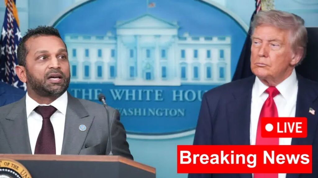 FULL: President Trump and FBI Director Patel Hold URGENT Press Conference