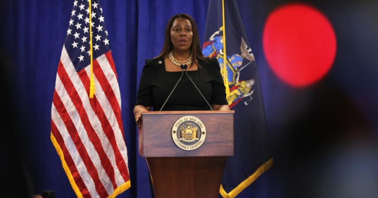 Politics: grand jury indicts letitia james