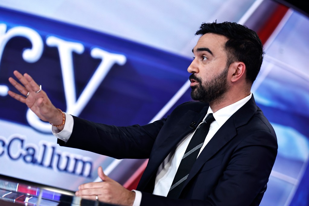 New York City mayoral candidate Zohran Mamdani visits "The Story With Martha MacCallum" at Fox News Channel Studios.