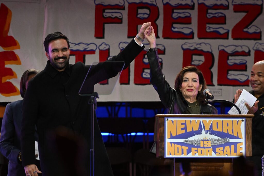 Politics: kathy hochul's pander to zohran mamdani and his socialists