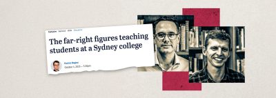 Politics: media smears academics as “far right” for defending anglo celtic australia