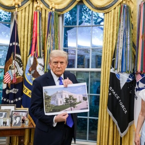 Politics: new trump white house ballroom may have a very
