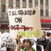 Politics: protests on oct. 7 show it was never about