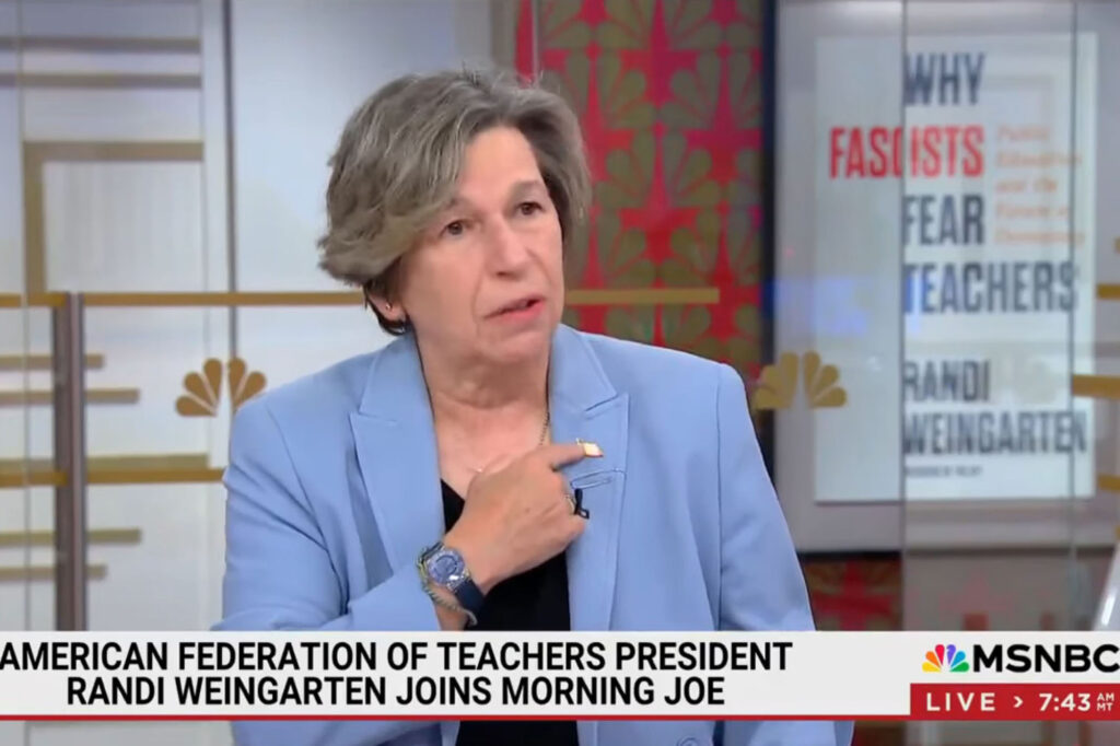 Politics: randi weingarten prioritizes far left politics over students' tests scores