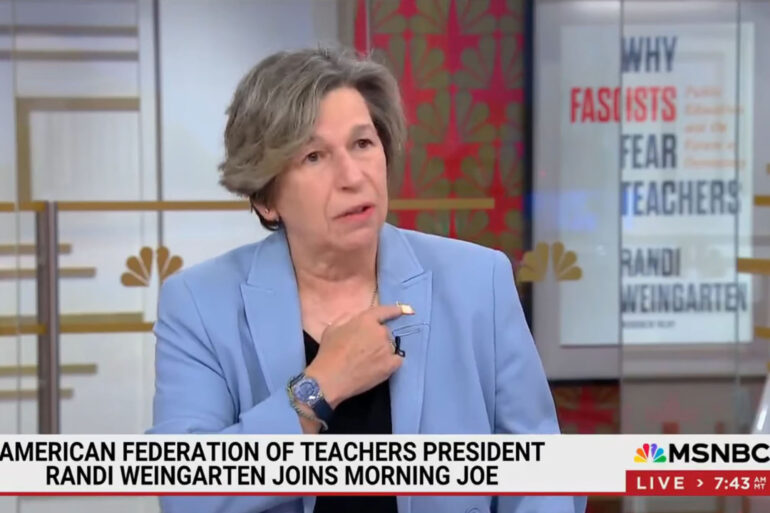 Politics: randi weingarten prioritizes far left politics over students' tests scores