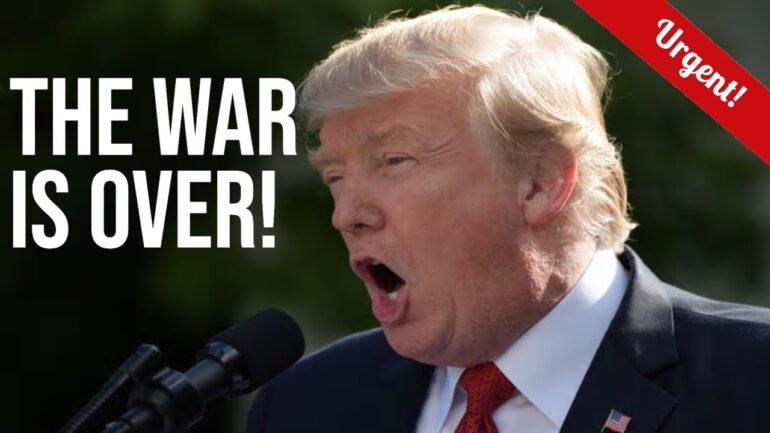 Trump Declares the WAR Between Isreal and Hamas OVER | Historic Address on Peace in the Middle East!