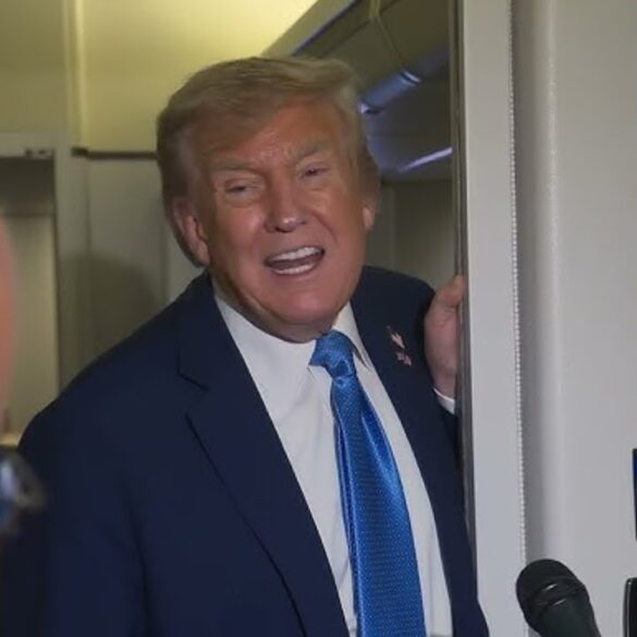 Trump Makes UNEXPECTED Announcement at Press Conference Aboard AF1!