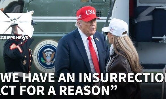 Trump says he may invoke Insurrection Act if courts block troop deployments