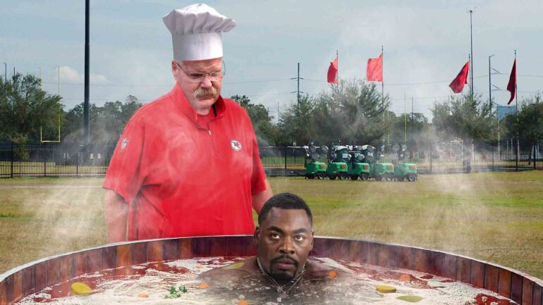 Satire news: andy reid urges chris jones to soak in