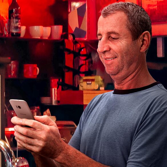 Satire news: central european guy at other end of bar