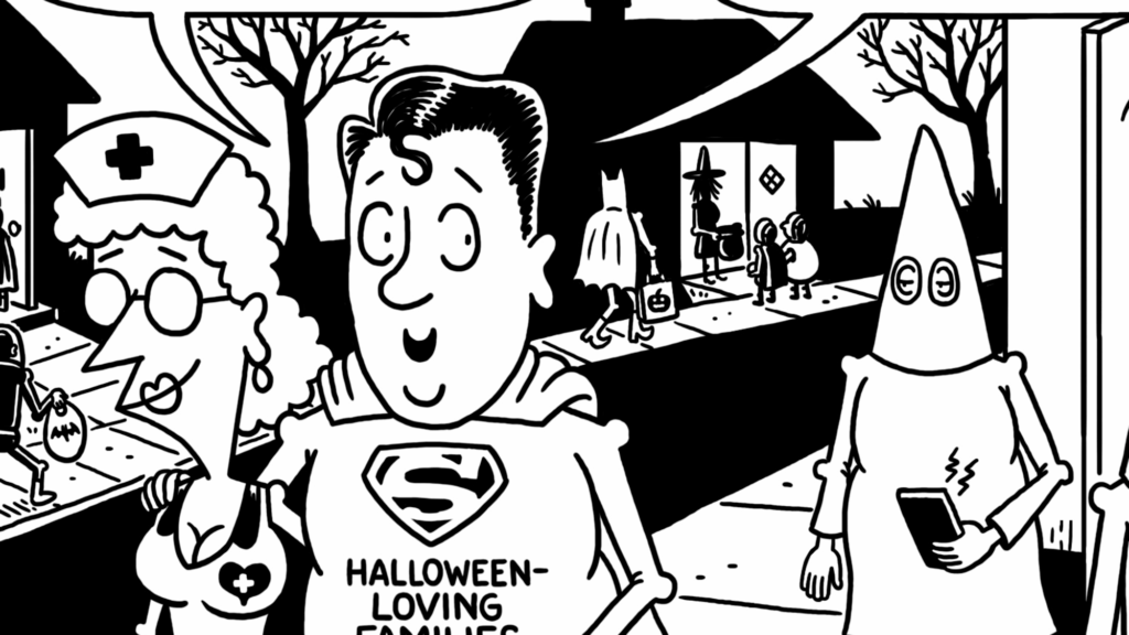 Satire news: scary outfit