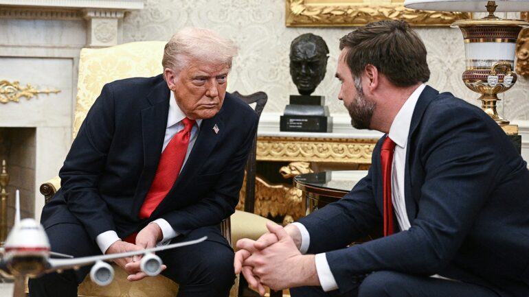 Satire news: trump asks jd vance to research whether president