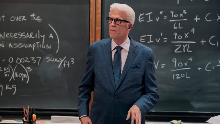 Charles teaches a class in A Man on the Inside season 2