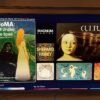 Samsung The Frame showing Art Store interface
