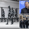 Science & tech: marc benioff pitches robo cops to help fight
