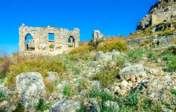 Sillyon ancient city, near where the tomb of Menodora has been found