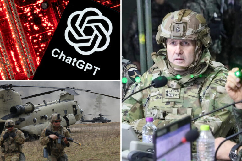 Science & tech: us army general william 'hank' taylor uses