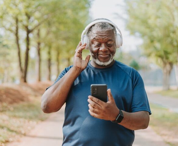 Walking to music with a fast tempo can make your exercise more intense and help you maintain a fast pace.