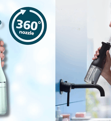 The Philips Sonicare cordless Power Flosser 3000 has a screw-off reservoir that users say is easier to clean than Waterpik models.