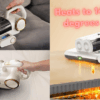 This powerful mattress vac uses heat and vibration and to suck up dead skin and more.