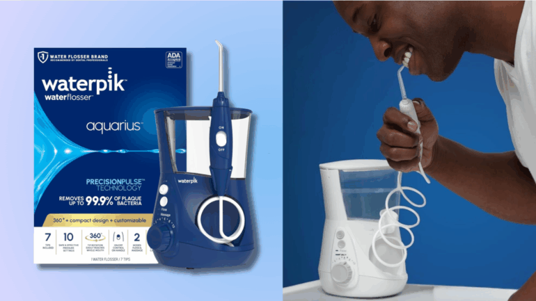 Travel & lifestyle: the popular waterpik water flosser is 40%