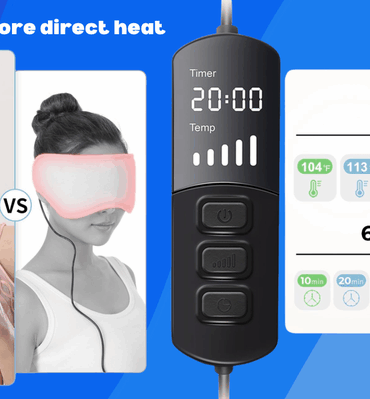 This slim mask provides more localized heat, with a handy remote and removable and washable cover.