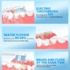 You can brush and floss at the same time while using this thing.