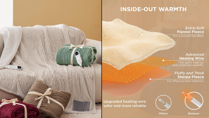 Travel & lifestyle: this soft and toasty electric blanket is