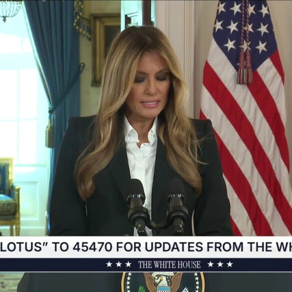 Announcement by First Lady Melania Trump