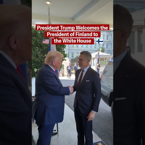 President Donald J. Trump Welcomes Finnish President Alexander Stubb to the White House. 🇺🇸🇫🇮