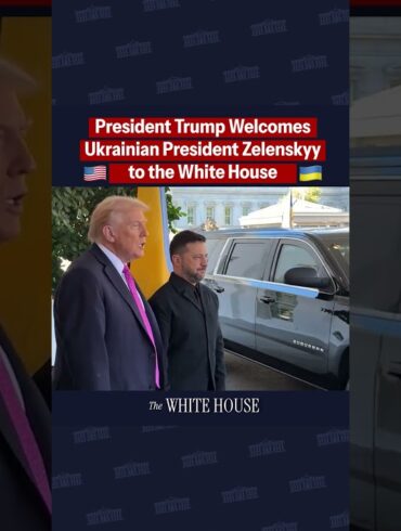 President Donald J. Trump welcomes Ukrainian President Zelenskyy back to the White House. 🇺🇸🇺🇦