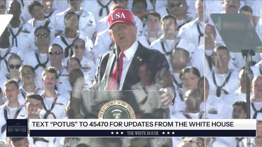 President Trump Delivers Remarks at Navy 250 Celebration
