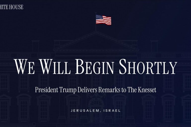 President Trump Delivers Remarks to The Knesset