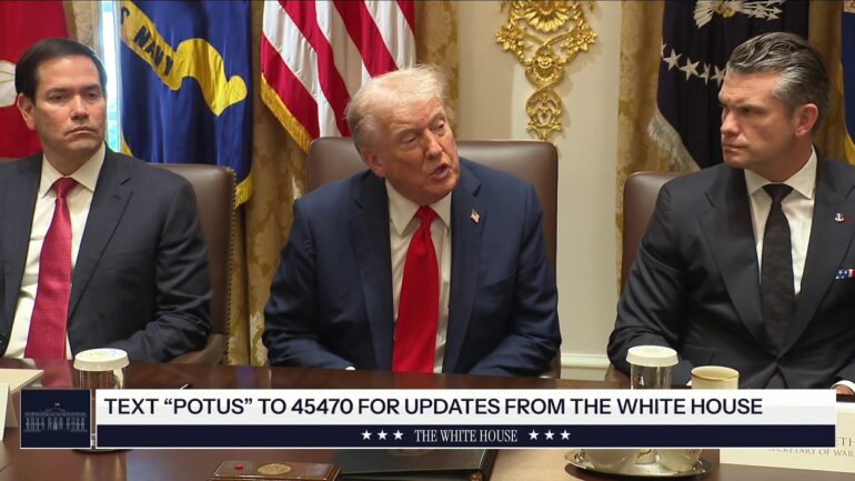 President Trump Hosts a Cabinet Meeting, Oct. 9, 2025