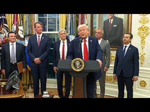President Trump Makes an Announcement, Oct. 10, 2025