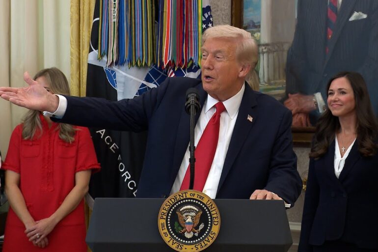 President Trump Makes an Announcement, Oct. 16, 2025