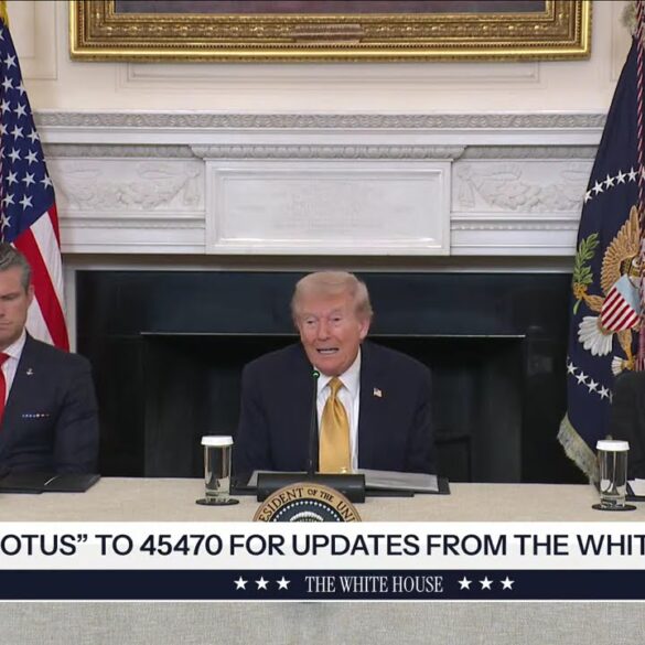 President Trump Makes an Announcement, Oct. 23, 2025