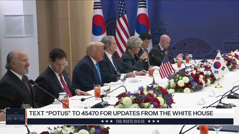 President Trump Participates in Bilateral Meeting with the President of the Republic of Korea