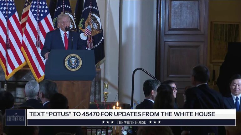 President Trump Participates in a Reception and Dinner with Business Leaders