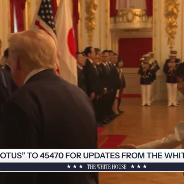 President Trump Participates in a Welcome Ceremony with Honor Guard