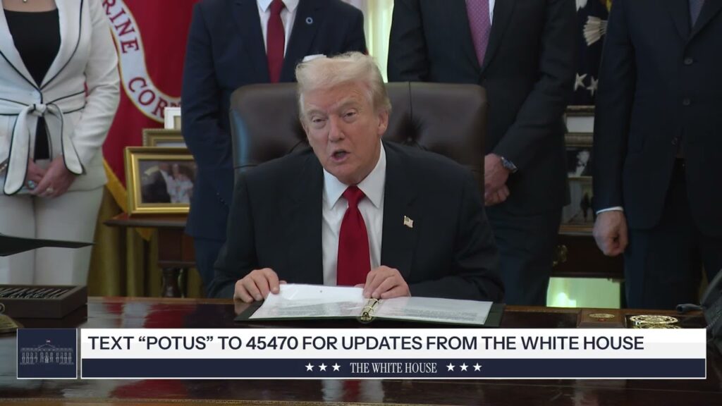 President Trump Makes an Announcement, Nov. 6, 2025