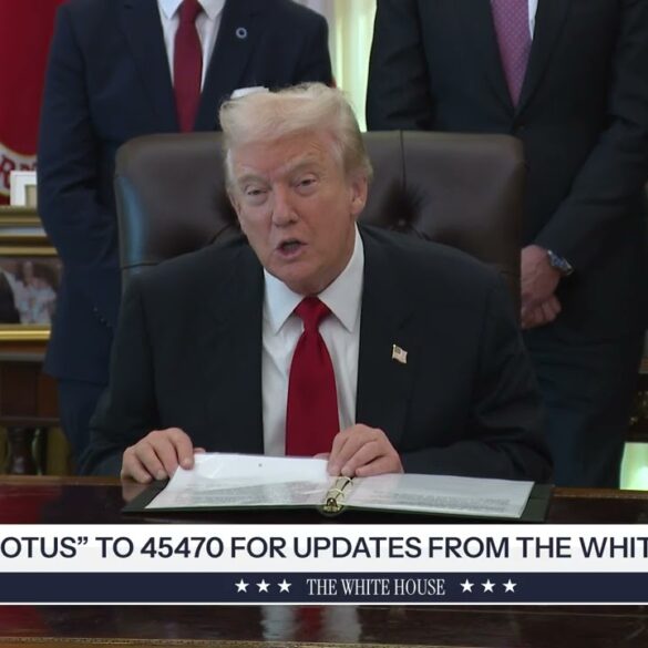 President Trump Makes an Announcement, Nov. 6, 2025