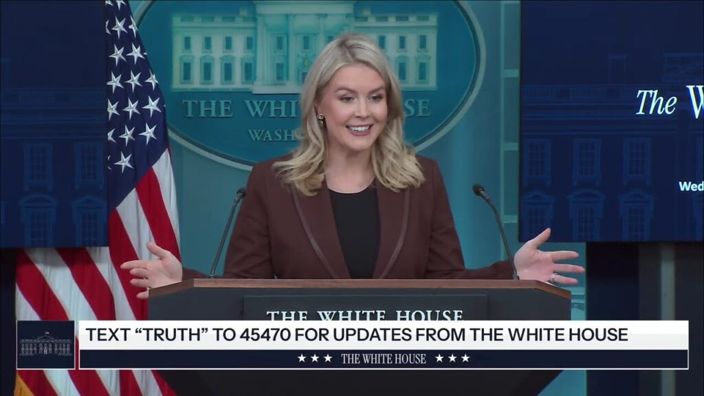 Press Secretary Karoline Leavitt Briefs Members of the Media, Nov. 12, 2025