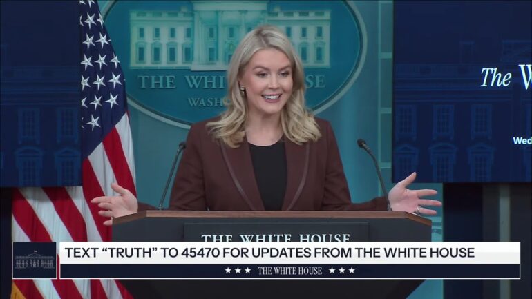 Press Secretary Karoline Leavitt Briefs Members of the Media, Nov. 12, 2025