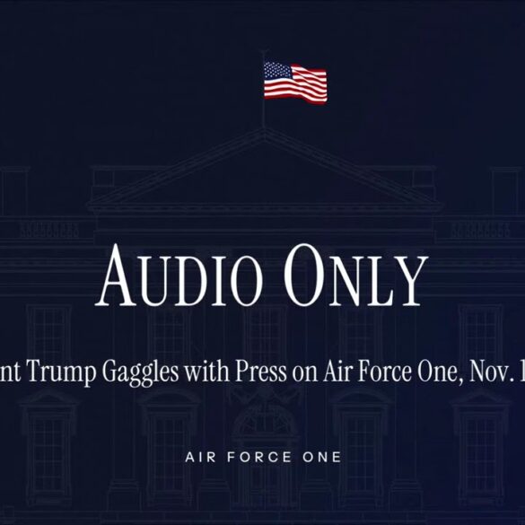 President Trump Gaggles with Press on Air Force One, Nov. 14, 2025