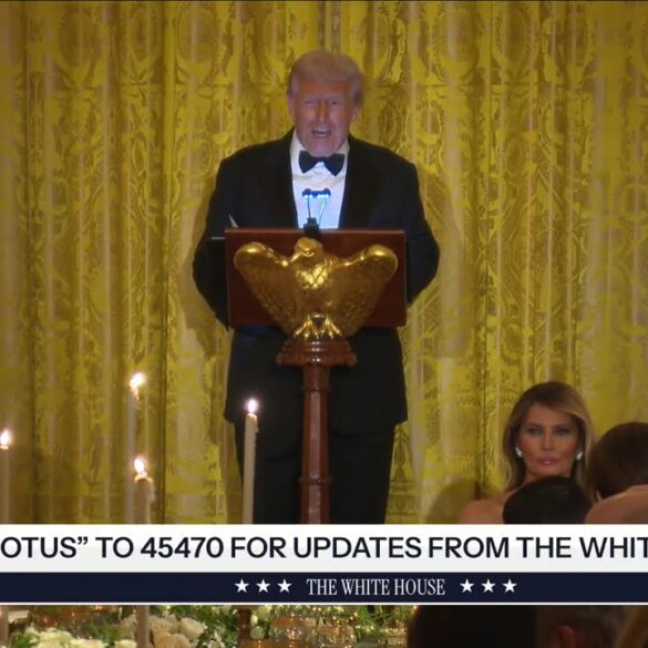 President Trump and the First Lady Participate in a Dinner with the Crown Prince of Saudi Arabia