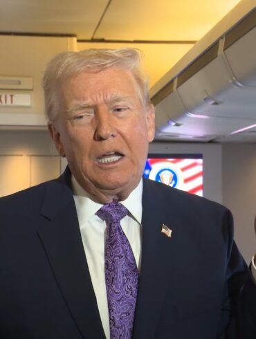 President Trump Gaggles with Press on Air Force One, Nov. 30, 2025