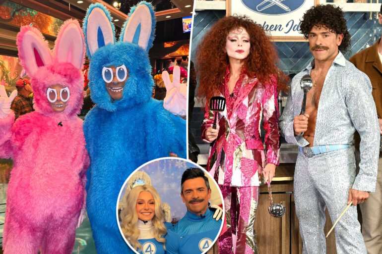 Gossip & rumors: 'live with kelly and mark' halloween costumes